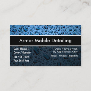 Visitenkarten für Autodetailing Visitenkarte
