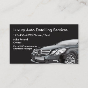 Visitenkarten für Autodetailing Visitenkarte