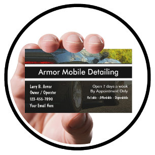 Visitenkarten für Autodetailing Visitenkarte