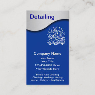 Visitenkarten für Autodetailing Visitenkarte