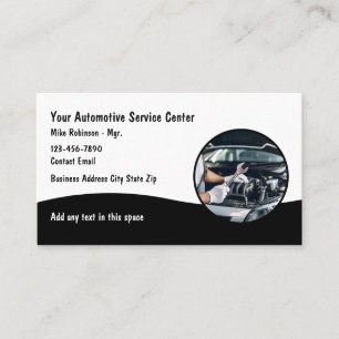 Visitenkarten für Automechaniker-Autoreparaturunte Visitenkarte