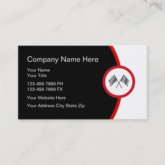 Visitenkarten für Automobile Visitenkarte (Vorderseite)