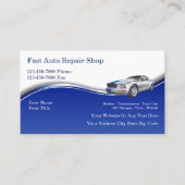 Visitenkarten für Automobile Visitenkarte (Vorderseite)