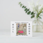 Visitenkarten für Bail Bonds Visitenkarte (Stehend Vorderseite)