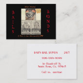 Visitenkarten für Bail Bonds Visitenkarte (Vorne/Hinten)