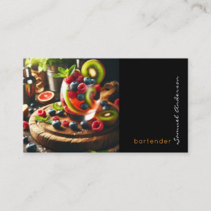 Visitenkarten für Barkeeper Mixologen Visitenkarte