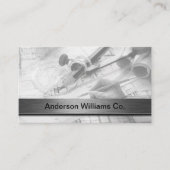 Visitenkarten für Bauarchitekten Visitenkarte (Vorderseite)