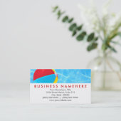 Visitenkarten für Beach Ball Visitenkarte (Stehend Vorderseite)