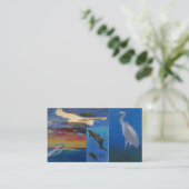 "Visitenkarten für Beach-Liebhaber" Visitenkarte (Stehend Vorderseite)