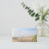 Visitenkarten für Beachzaun Visitenkarte (Stehend Vorderseite)