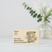 Visitenkarten für beautistische individuelle Name Terminkarte (Stehend Vorderseite)