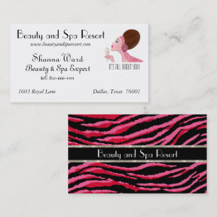 Visitenkarten für Beauty und Spa Diva Visitenkarte