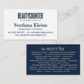 Visitenkarten für Beautycounter Visitenkarte (Vorne/Hinten)
