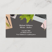 Visitenkarten für berufliche Autoren Visitenkarte (Vorderseite)