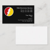 Visitenkarten für berufliche elektrische Logos Visitenkarte (Vorne/Hinten)