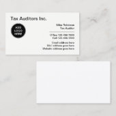 Visitenkarten für Berufliche Logos der Steuerprüfe Visitenkarte (Vorne/Hinten)