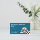 Visitenkarten für berufliche Zuhause-Inspektionen Visitenkarte (Stehend Vorderseite)