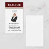 Visitenkarten für berufliches Foto Visitenkarte (Vorne/Hinten)