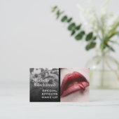 Visitenkarten für besondere Effekte Make-up Artist Visitenkarte (Stehend Vorderseite)