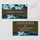 Visitenkarten für Blumenkarten Visitenkarte (Vorne/Hinten)