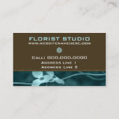 Visitenkarten für Blumenkarten Visitenkarte (Rückseite)