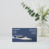 Visitenkarten für Boote Visitenkarte (Stehend Vorderseite)