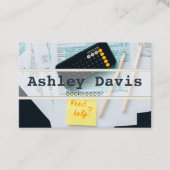 Visitenkarten für Buchhalter Visitenkarte (Vorderseite)