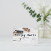 Visitenkarten für Buchhalter Visitenkarte (Stehend Vorderseite)