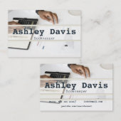 Visitenkarten für Buchhalter Visitenkarte (Vorne/Hinten)