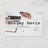 Visitenkarten für Buchhalter Visitenkarte (Vorderseite)