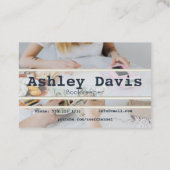 Visitenkarten für Buchhalter Visitenkarte (Rückseite)