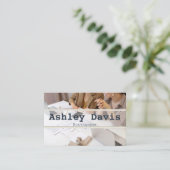 Visitenkarten für Buchhalter Visitenkarte (Stehend Vorderseite)