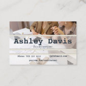 Visitenkarten für Buchhalter Visitenkarte (Rückseite)