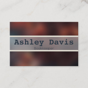 Visitenkarten für Buchhalter Visitenkarte