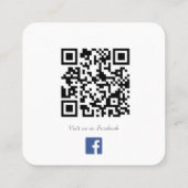 Visitenkarten für Carlsbad Candle Co. Quadratische Visitenkarte (Rückseite)