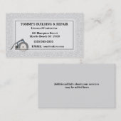 Visitenkarten für Carpenter Visitenkarte (Vorne/Hinten)