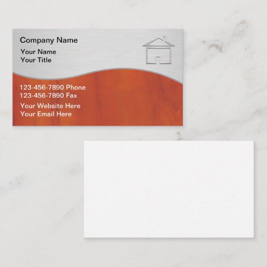 Visitenkarten für Carpenter Visitenkarte (Vorne/Hinten)