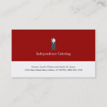 Visitenkarten für Catering-Unternehmen