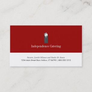 Visitenkarten für Catering-Unternehmen Visitenkarte