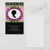 Visitenkarten für Chic Silhouette Visitenkarte (Vorne/Hinten)