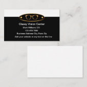 Visitenkarten für Classy Eye Doctor Vision Center Visitenkarte (Vorne/Hinten)