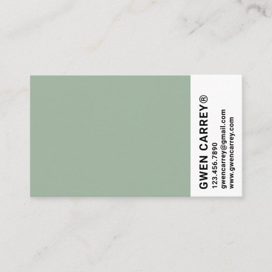 Visitenkarten für Color Swatch Visitenkarte (Vorderseite)