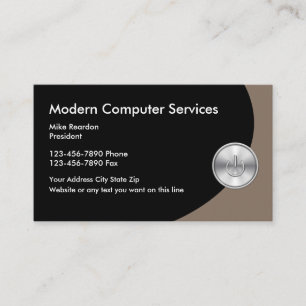 Visitenkarten für Computerservices Visitenkarte