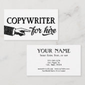 Visitenkarten für Copywriter - Coole Vintage Visitenkarte (Vorne/Hinten)