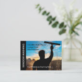 Visitenkarten für das beste Fenster Visitenkarte (Stehend Vorderseite)