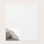 Visitenkarten für das Westie Foto (Außenseite Aufgefaltet)