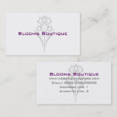 Visitenkarten für den Blumendesigner Visitenkarte (Vorne/Hinten)