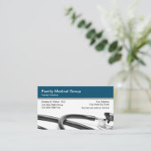 Visitenkarten für den Hausarzt Visitenkarte (Stehend Vorderseite)