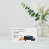 Visitenkarten für den "last Mile Local Delivery"-S Visitenkarte (Stehend Vorderseite)