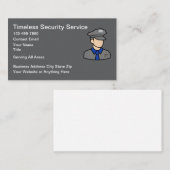 Visitenkarten für den lokalen Sicherheitsdienst Visitenkarte (Vorne/Hinten)